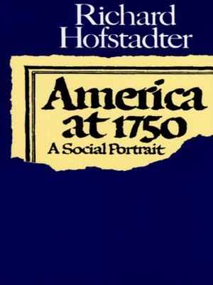 cover image of America at 1750